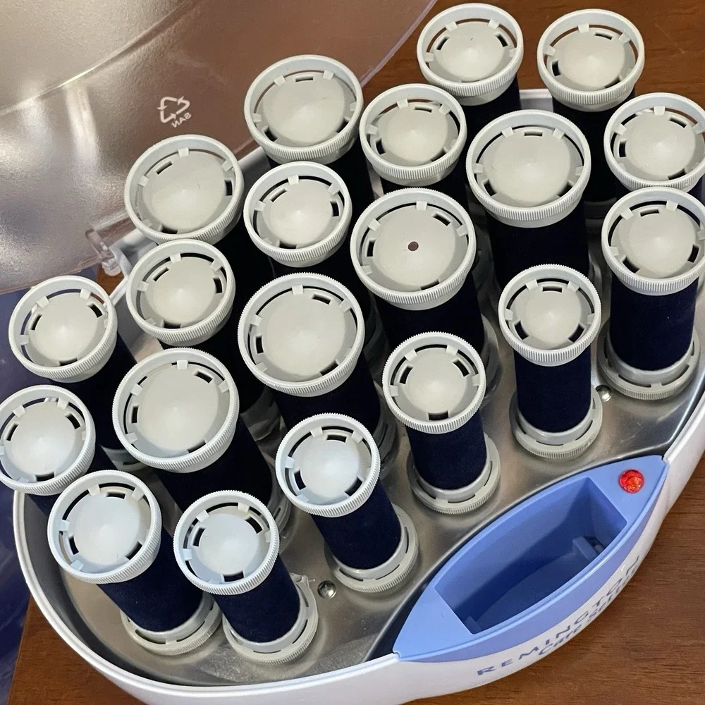 Remington‎ Care Setter Hot Rollers KF-20I Velvet Flocked Wax Core 20, 10 Clips